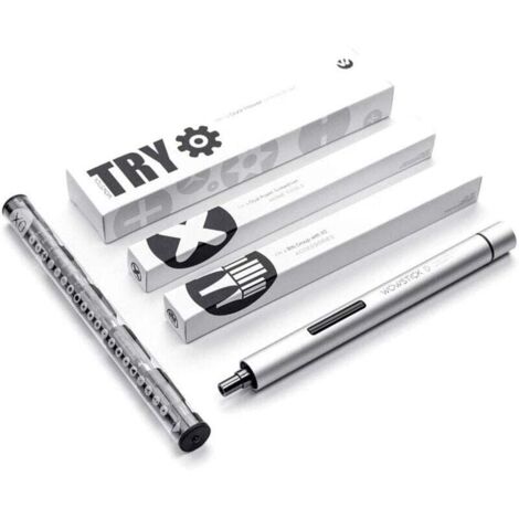 WowstickTry Mini Elektroschrauber Mini Design Pen 3 Nm Batteriebetriebenes elektrisches und manuelles Schraubendreher-Kit mit zwei Modi (1/4)
