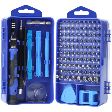 117-in-1-Mini-Feinmechanik-Werkzeugsatz Feinmechaniker-Schraubendreher-Satz Torx-Bit Präzisions-Schraubendreher-Satz für iPhone Tablet (1/5)