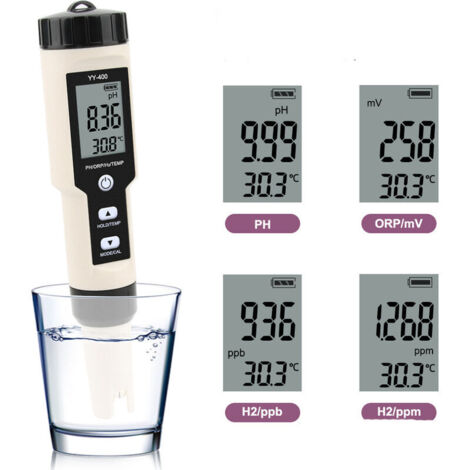 4-in-1-Teststift für wasserstoffreiches Wasser – Digitaler Tester mit LCD-Bildschirmtest (1/3)
