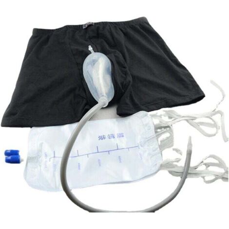 Wiederverwendbarer männlicher weiblicher Urinbeutel-Urinsammler-Silikon-Urinal-erwachsener männlicher weiblicher älterer Urinal mit Urinbeutel-weiblicher Verwendung im Freien (1/4)