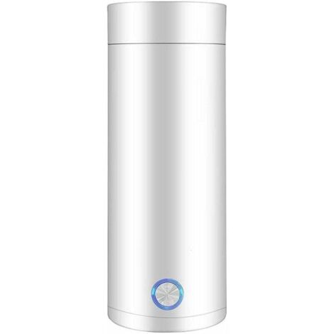Reisewasserkocher, tragbarer Wasserkocher für gesunde Getränke, schnelles Aufkochen, kleiner Wasserkocher mit automatischer Abschaltung, kleiner 400-ml-Wasserkocher (Weiß)