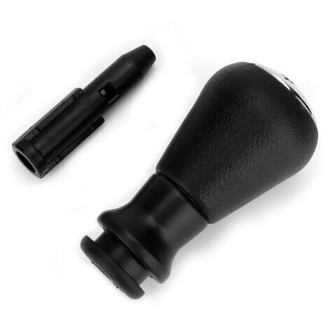 Vtizikl Pommeau de levier de vitesse 5 vitesses pour Peugeot 106 206 306 406 806 107 avec adaptateur
