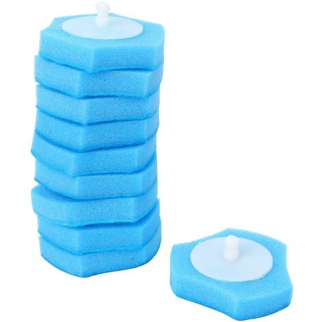 Packung mit 32 Einweg-Toilettenbürsten zur Toilettenreinigung (1/4)