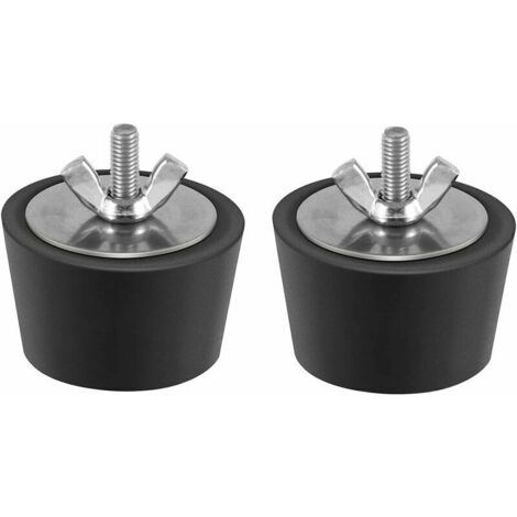 Stück Schwimmbadstopfen, Durchmesser 32, 38 mm, Wintergummistopfen mit Edelstahlschrauben, Frostschutzmittel zur Winterfestmachung von Schwimmbecken und Schwimmbadabflussrohren gegen Einfrieren