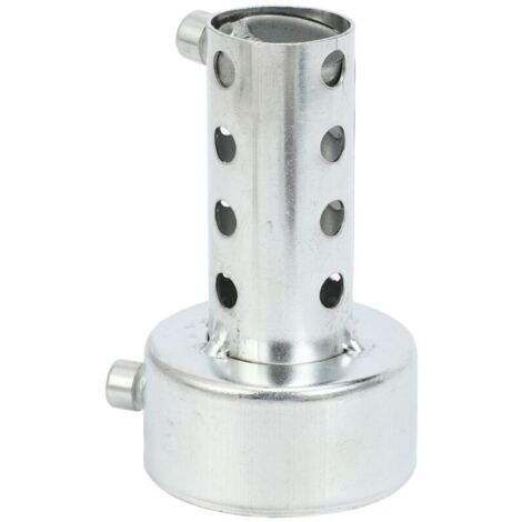 Silberner Motorrad-Auspufftopf-Einsatz-Schalldämpfer-Einsatz dB 48 mm x 80 mm (1/4)