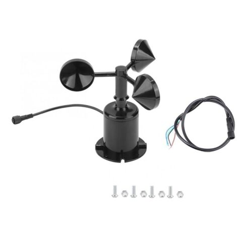 Windgeschwindigkeitssensor 0–70 m/s, Impulssignalausgang, Drei-Röhren-Anemometer, DC 5–30 V