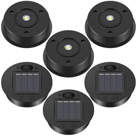 6 Ersatz-Solarleuchten, hochwertige 7-Lumen-Solarlaternen-Ersatzteile, LED-Panel-Abdeckungsleuchten für den Außenbereich zum Aufhängen