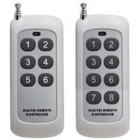 Ulisem 2PCS Drahtlose Fernbedienung RF 433MHz Sender für Garagentore, MP3-Player