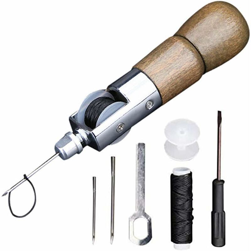 Strumento Da Cucito Con Manico In Legno E Gancio Da 2,6 Mm – Per Nascondere I Fili E Fissare Le Cuciture Nei Lavori Di Ricamo E Patchwork