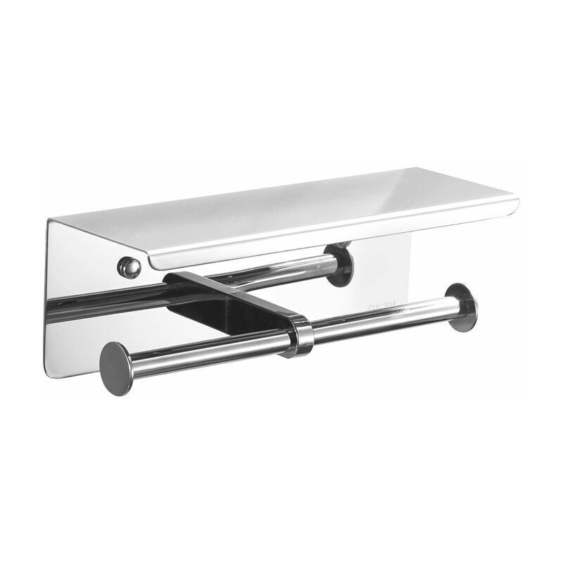 2 Aste A Molla Porta Carta Igienica In Acciaio Inox, Telescopiche 11-16.5 Cm, Per Bagno E Asciugamani
