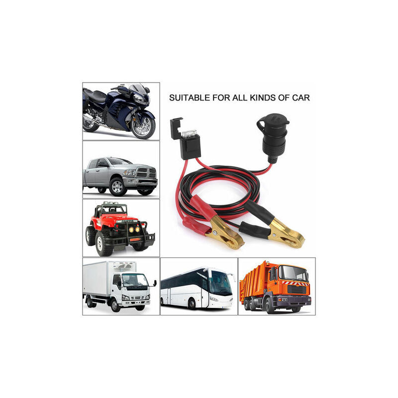 Accendisigari Auto Da Donna A Batteria Clip Coccodrillo 12 V/24 V - Foto 2