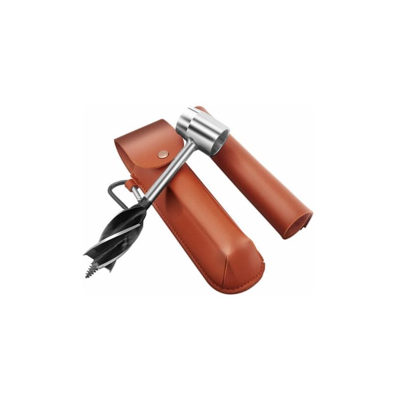 Kit Sopravvivenza Esterno Trapano Manuale A Coclea - Chiave Per Legno, Sopravvivenza, Bushcraft, Campeggio, Esterno In Acciaio Chiave Per Campeggio E - Foto 9