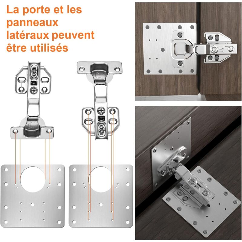 Sparefixd Cerniera Per Sportello Lavatrice Beko: Piastra A Vite Integrata, Ricambio Originale 2827970100
