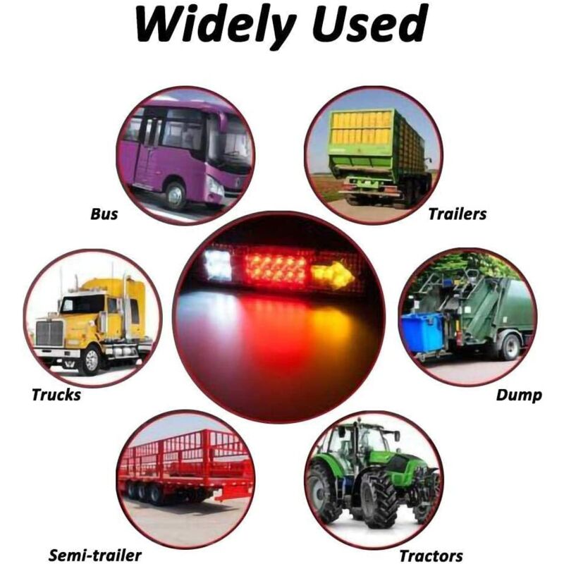 Fanale Posteriore LED TOTMOX Per Camion - 19 LED Multifunzione 12V - Foto 3