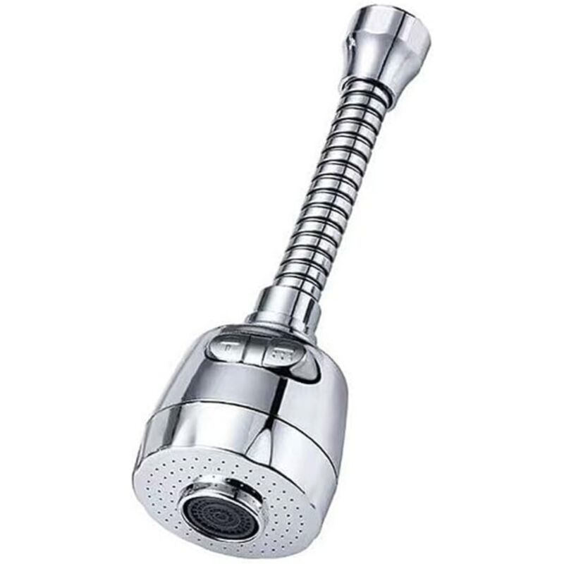 Attacco Per Rubinetto Con Ugello Girevole - Prolunga Flessibile Antispruzzo | Per Lavandino