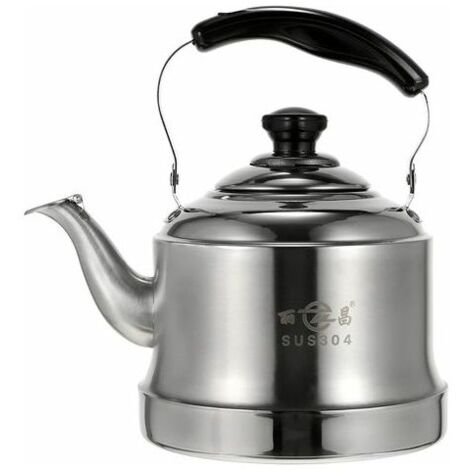 Bollitore Fischietto 3L In Acciaio Inox Per Induzione - Manico Ergonomico, Verde Chiaro