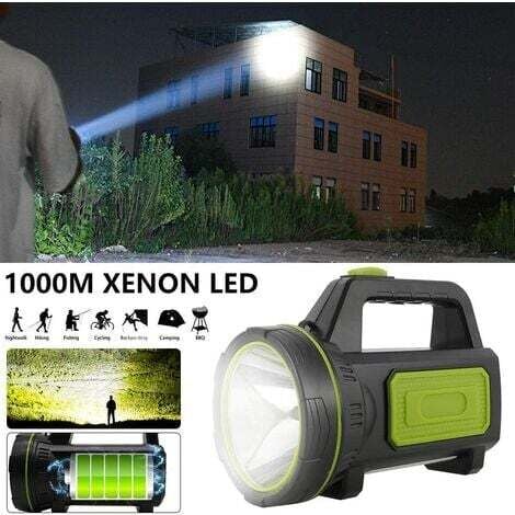 Torcia LED Ricaricabile 50000 Lumen - 6 Modalità, IP67 Impermeabile, Batteria 6000 MAh, Per Outdoor - Foto 8