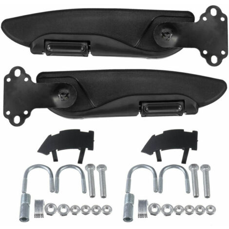KIMISS Bracciolo Regolabile Per Auto, Camper, Pickup – Sedile Conducente O Passeggero – Regolazione Continua In Altezza, Materiali Resistenti
