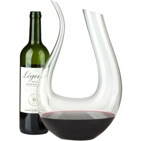 Decanter per vino, 100% senza piombo, caraffa per vino rosso soffiato a mano, caraffa per vino rosso (spirale