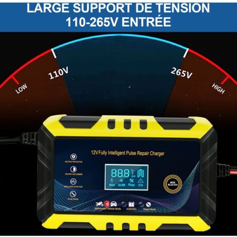 Caricabatterie Bianco, Caricabatteria AA/AAA Con Ampio Display LCD, 4 Slot Di Ricarica Caricabatterie Rapido Universale Per Batterie Ni Mh Ni Cd Per Batterie Ricaricabili Aa E Aaa 74634781