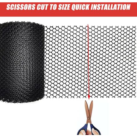 Rete Protettiva Per Grondaie 15cm X 6m - Set 2 Rotoli Con 20 Ganci, Anti Foglie, UV Resistenti - Foto 4