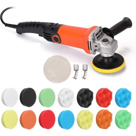 SPTA Tamponi Per Lucidatura, Lucidatura Auto Con Adattatore Per Trapano M14 Set Di 32 Pezzi Lucidatura Pad Spugna Lucidatura Lana Tampone Per Lucidatrice E Ceretta Lucidatrice Per Auto