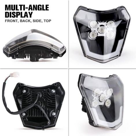 Targa Anteriore Per Moto 2023 – Compatibile Con EXC, XC, SX, EXCF, XCW, SXF 125-500, In Plastica Resistente, Facile Da Montare