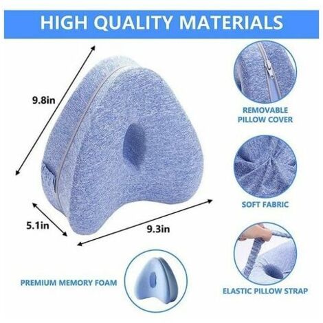 Cuscino Ortopedico Per Ginocchia Copper Top – In Memory Foam, Per Allineare Schiena E Fianchi, Allevia I Punti Di Pressione
