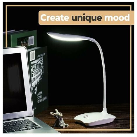 3 Modalit&agrave; Di Colore Clip USB Dimmerabile A Collo D'oca Flessibile Regolabile Su