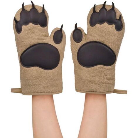 Guanti da forno con stampa di cane labrador, unisex, resistenti al