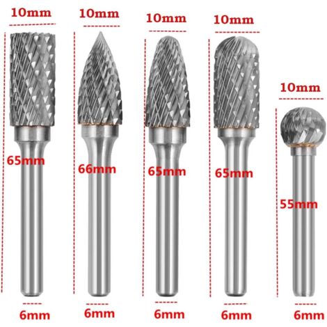 Set Di 10 Frese In Metallo Duro A Doppio Taglio Per Accessori Frese Per Metallo Gambo Da 3 Mm Per Foratura Taglio Del Legno Lucidatura Dei Metalli Incisione Alesatura Argento Set Da 10 3 90849287
