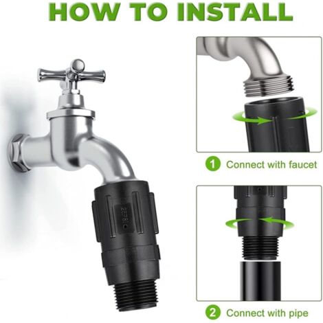 Regolatore di pressione per irrigazione a goccia Filettatura G3/4 Regolatore di distribuzione dell'acqua a basso flusso per fattorie, parchi, giardini | Leroy Merlin
