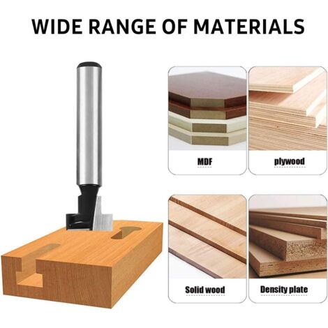 Set 7 Frese Per Scanalature Legno – 8 Mm, Con 6 Cuscinetti Intercambiabili, Per Taglio E Incisione Professionale