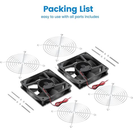 Ventola WINSINN Raffreddamento PC Stampante 3D Ventola CC WINSINN 6025 Da 60 Mm, 24V, Doppio Cuscinetto A Sfera – 4 Pezzi, Per Raffreddamento PC, Stampanti 3D, Server Lunga Durata 50000 Ore
