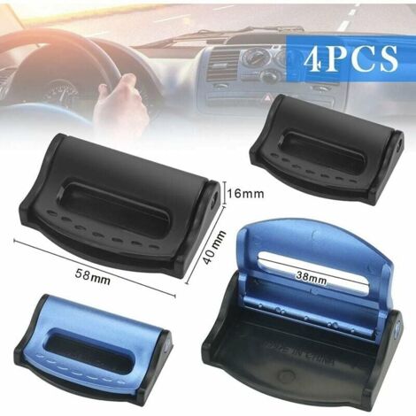 Cuscinetti Per Cinture Di Sicurezza Auto – 4 Pezzi – In Neoprene Morbido – Vuoti Per Sublimazione – Proteggi Spalle E Vestiti – Regolabili Con Velcro - 2