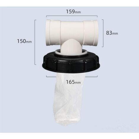 FN-Technik Filtro Coperchio Duo Per IBC DN 150 E 225 – Sistema A Due Stadi Con Filtro Grosso E Fine In Nylon/feltro