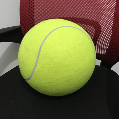 Set 3 palle da tennis gialle padel gioco per animali allenamento racchetta 06488