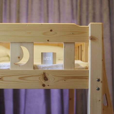 Driini Sveglia digitale a forma di casa con display della temperatura