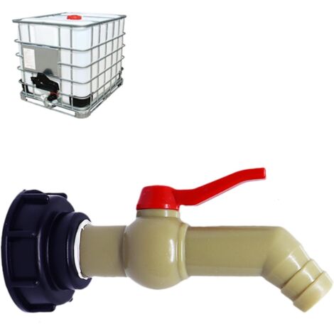 VALVOLA DI RICAMBIO serbatoio plastica IBC rubinetto acqua olio contenitore accessori gadget EUR