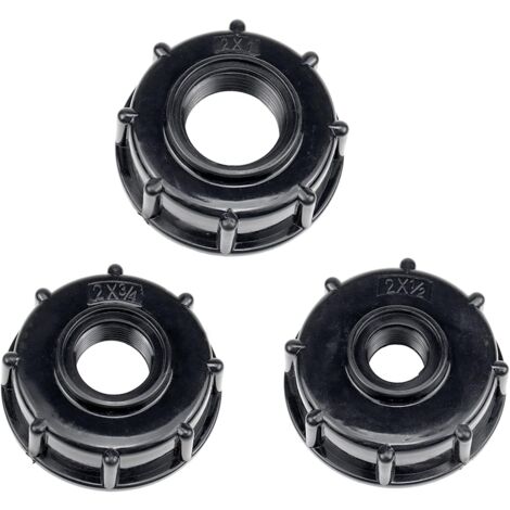Accessorio Serbatoio Plastica 1 Filettatura Interna Tappo Adattatore Serbatoio IBC S60X6 - IBC Tappi Per Irrigazione Giardino Raccolta Acqua