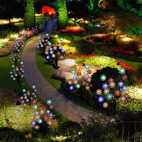 MAI USATO]Luci Solari Per Esterni, 2 Pezzi, Luci Solari Impermeabili Ip64 Per Esterni 2 Modalita Di Illuminazione Solare Per Esterni Colorata Calda Per Giardino Prato Balcone Terrazza Cortil 87983888