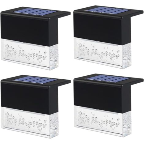 Set 4 Faretti Solari LED Esterno Con 3 Colori - Luce Da Parete IP65 Per Giardino, Terrazza, Recinzione - 2