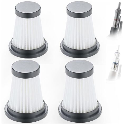 4 Filtri HEPA Di Ricambio Per Aspirapolvere Moosoo K12/K12 Pro/K13 E Genius Invictus One/X7/2.0, Lavabili E Riutilizzabili