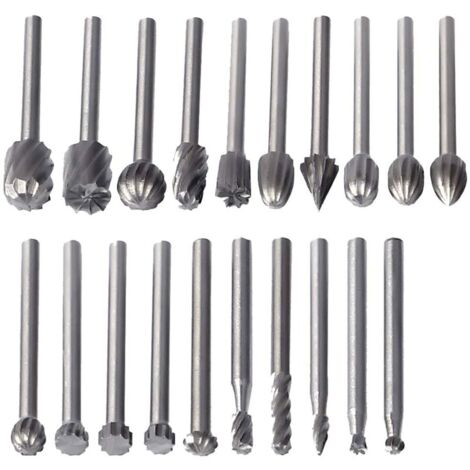 ENT 09050 Set di frese a 4 pezzi per la fresatura di rotaie in legno, HW, codolo