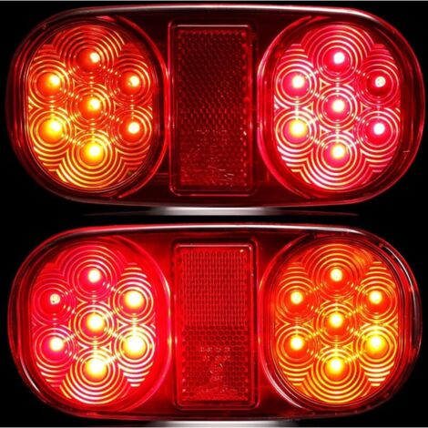 Set Completo Luci LED Per Rimorchio – 13 Punti, Cavo 7 Metri, Fanali Posteriori E Contorno