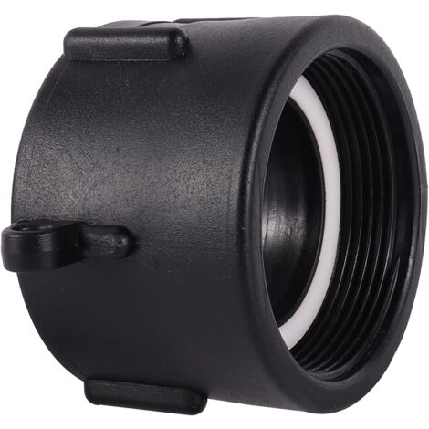 Adattatore per serbatoio IBC con filettatura grossa da 5,1 cm, adattatore per tubo dell'acqua, connettore per tubo da giardino, per serbatoio IBC