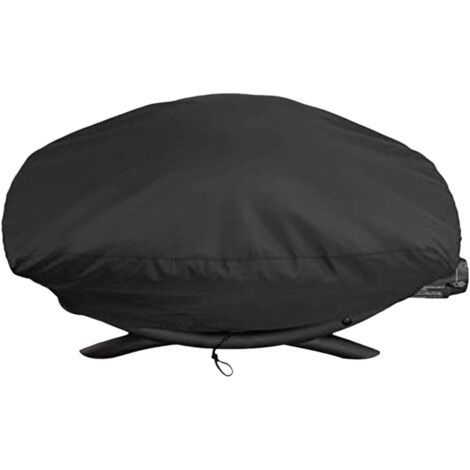 Copertura per barbecue, copertura per barbecue, copertura per barbecue, copertura per affumicatore impermeabile, copertura rotonda per barbecue per giardino, patio, bollitore da giardino (61 x 72 cm