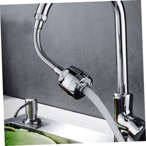 Attacco Per Rubinetto Con Ugello Girevole - Prolunga Flessibile Antispruzzo | Per Lavandino - Foto 4