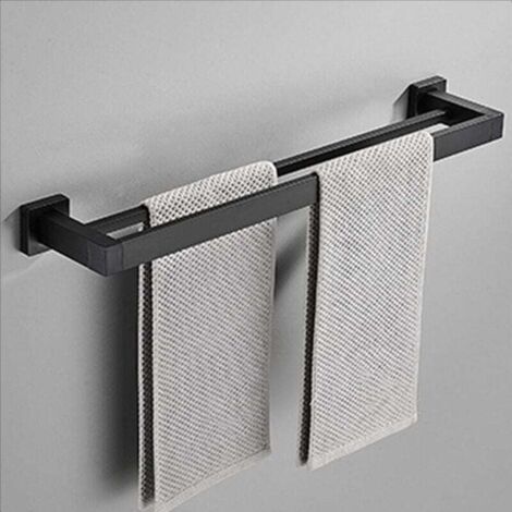 Porta Asciugamani Di Carta Vintage Con Ripiano Per Cellulare – Alluminio Antiruggine, Nero - 3