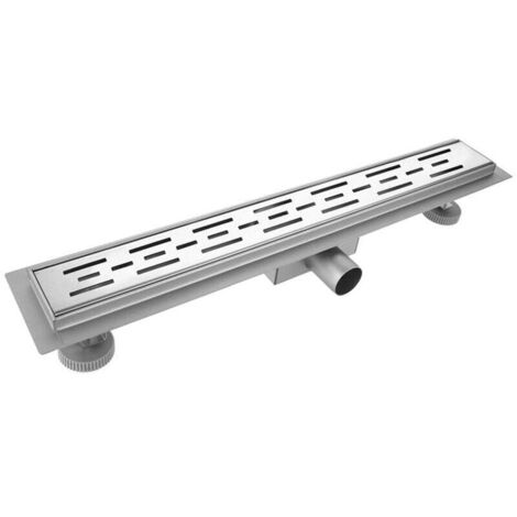 Canalina Doccia EMKE 30cm In Acciaio Inox | Set Completo Con Sifone Antiodore E Filtro | Extra Piatto - 5